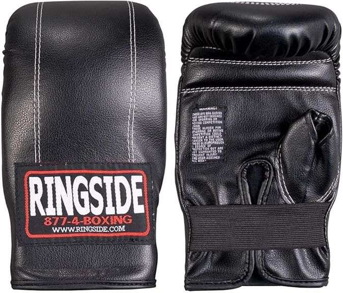 Ringside Econo Traditional Synthetic Leather Bag Gloves Mitts for Boxing Training Workout Men & Wome
