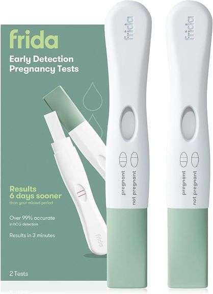 Frida Fertility Early Detection Pregnancy Tests | Easy at Home Pregnancy Tests, Over 99.9% Accurate 