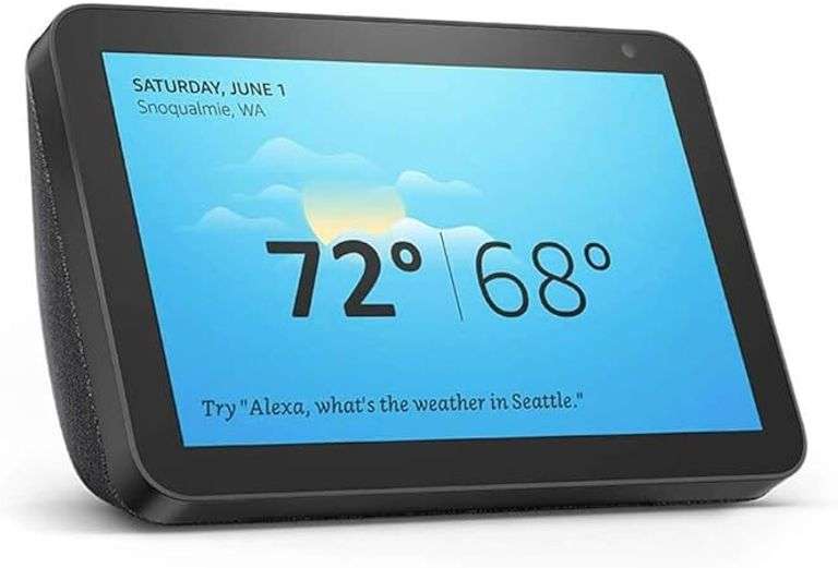 Amazon Echo Show 8, With Spatial Audio, Smart Home Hub, ideal for open living spaces