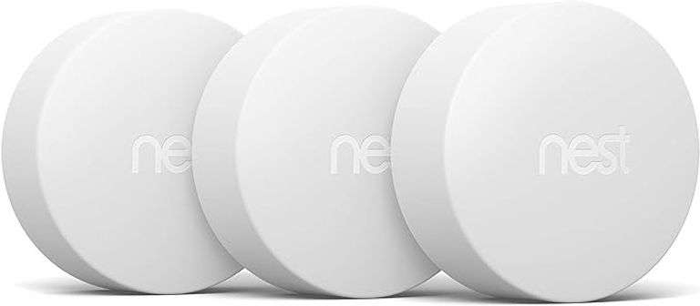 Google Nest Temperature Sensor 3 Count Pack - Nest Thermostat Sensor - Nest Sensor That Works with N