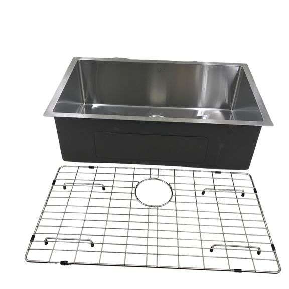 Oxwiser Kitchen Sinks 30x18 Stainless Steel 16 Gauge Single Bowl