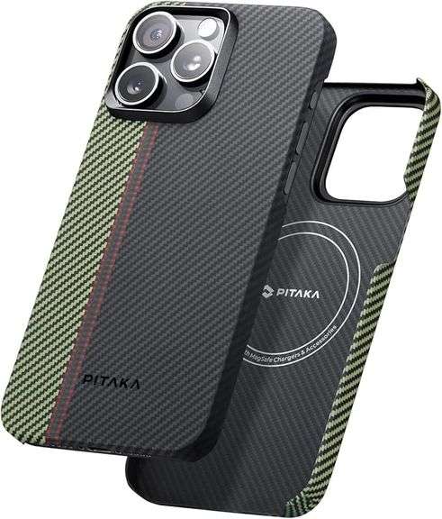 pitaka Case for iPhone 15 Pro Compatible with MagSafe, Slim & Light iPhone 15 Pro Case 6.1-inch