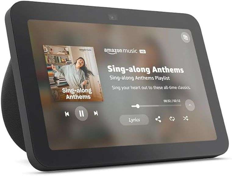 Amazon Echo Show 8, With Spatial Audio, Smart Home Hub, ideal for open living spaces, includes Alexa