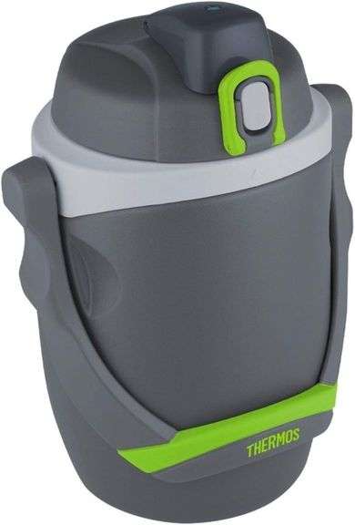 Thermos 64 Ounce Foam Insulated Hydration Bottle, Charcoal