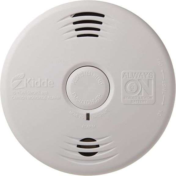 Kidde Smoke & Carbon Monoxide Detector, 10-Year Battery, Voice Alerts , 1 Count ( Pack of 1)