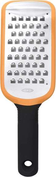 OXO Good Grips Etched Coarse Grater, Orange