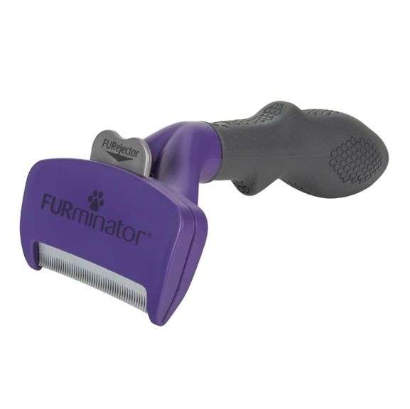 FURminator deShedding Tool For Medium/Large Cats, Short Hair, Removes Loose Hair From Shedding