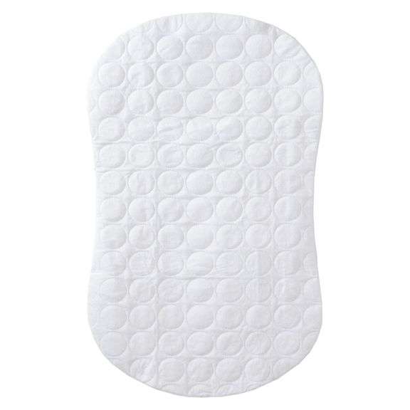 HALO BassiNest Protective Waterproof Cover for Bassinet Pad, White