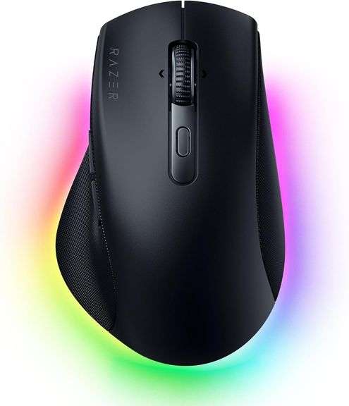 Razer Pro Click V2 Wireless Mouse: Right-Handed Ergonomic Design with Thumb Rest