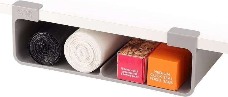 Joseph Joseph CupboardStore Under Shelf Storage Film, Foil and Bag Organizer, for Larger Rolls and B