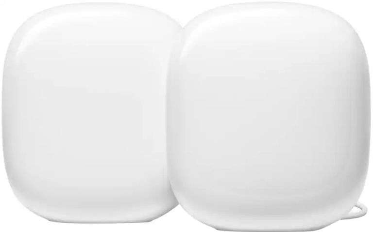 Google - Nest Wifi Pro 6e AXE5400 Mesh Router (2-pack) - Snow