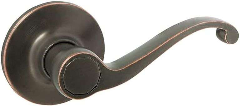 Design House 791657 Scroll Dummy Door Lever Oil Rubbed Bronze