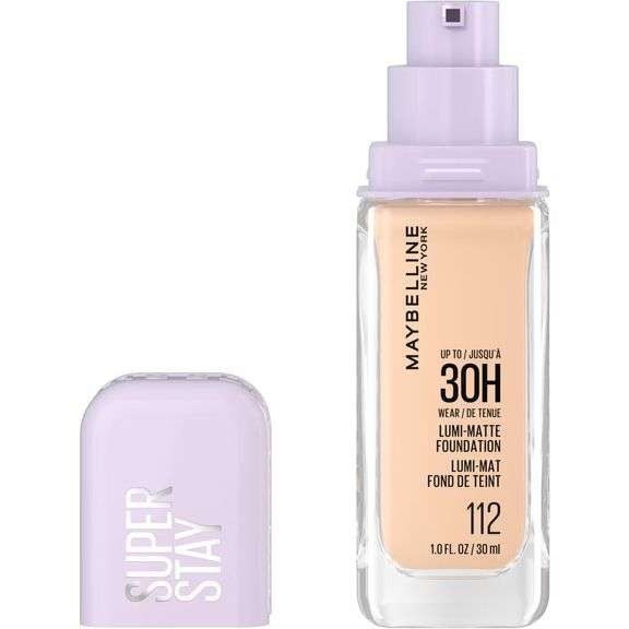 Maybelline Super Stay Up to 30HR Wear Lumi-Matte Liquid Foundation - 1 fl oz Color 112