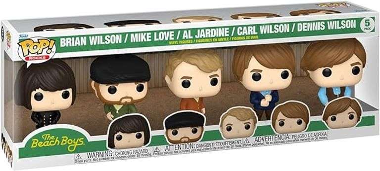Funko Pop! Rocks: The Beach Boys - Brian Wilson, Mike Love, Al Jardine, Carl Wilson, and Dennis Wils