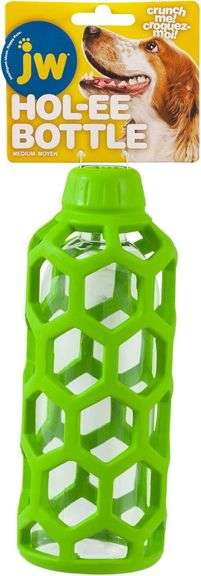 JW Pet Hol-ee Bottle Dog Chew Puzzle Toy, Medium
