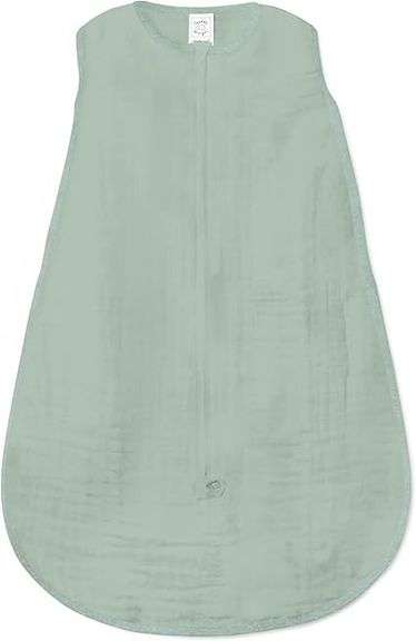 SwaddleDesigns Baby Sleep Sack 0-6 Months, Cotton Muslin Wearable Blanket with 2-Way Zipper, Non-Wei