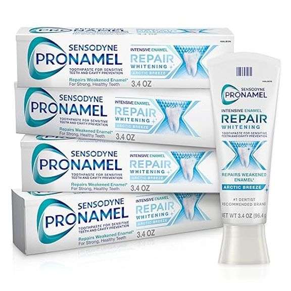 Sensodyne Pronamel Intensive Enamel Repair Toothpaste for Sensitive Teeth and Cavity Protection 3.4 