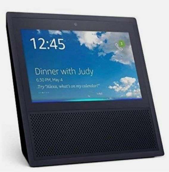 Amazon - Echo Show (1st Generation) - Smart Speaker with Alexa - Black