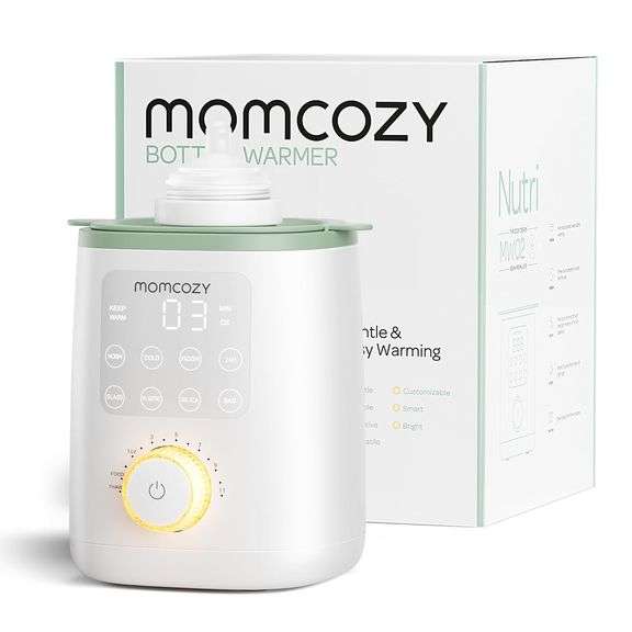 Momcozy Baby Bottle Warmer for Breast Milk Formula Food, Fullest Nutrients Preserved, Fast Heat, Nig