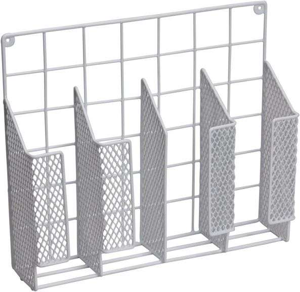 Home Basics Organizer Rust Resistant, Perfect for Food Storage, Silver Foil, Wax Paper, Sandwich Bag
