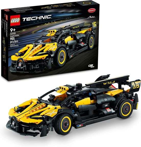 LEGO Technic Bugatti Bolide Racing Car Building Set - Model and Race Engineering Toy for Back to Sch