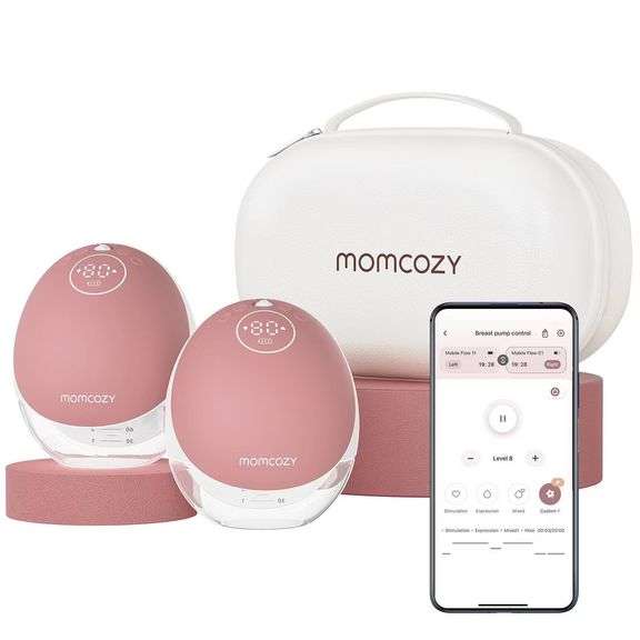 Momcozy M9 Hands-Free Wearable Electric Breast Pump Set