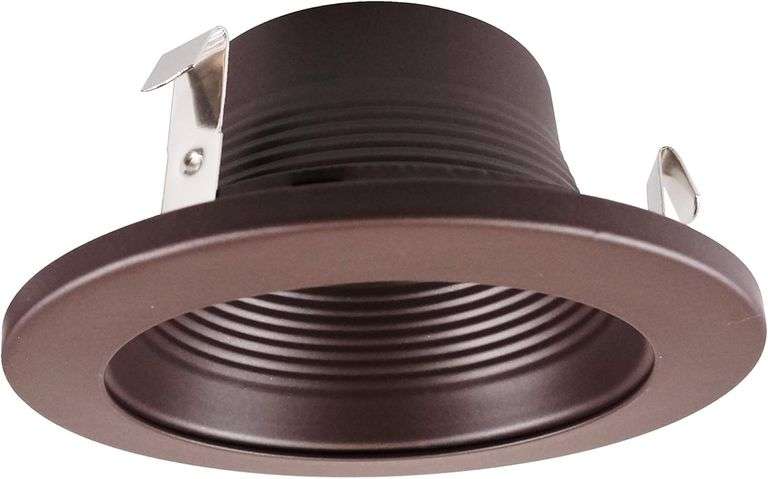 NICOR Lighting 4 inch Oil-Rubbed Bronze Baffle Trim, for 4 inch Housings (19501OB-OB)