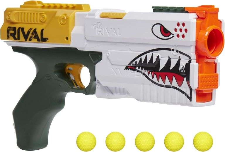 NERF Rival Kronos XVIII-500 Blaster, Breech-Load, 5 Nerf Rival Rounds, Spring Action, 90 FPS Velocit