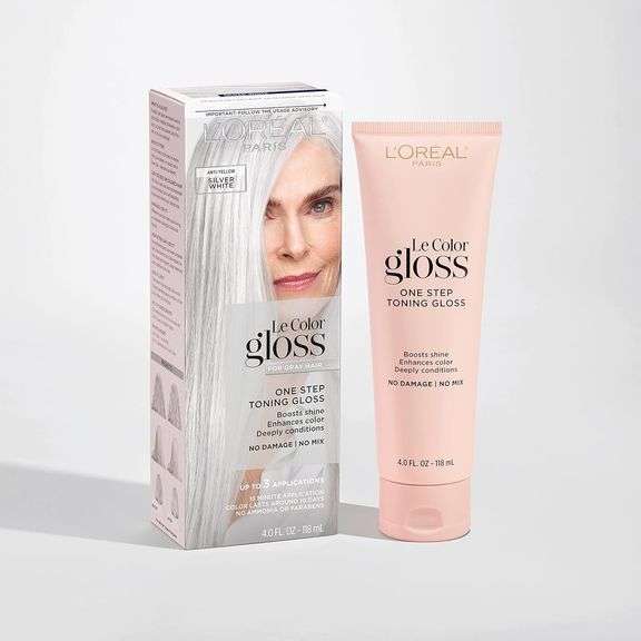 L'Oreal Paris Le Color Gloss One Step Toning Gloss, In-Shower Hair Toner with Deep Conditioning Trea