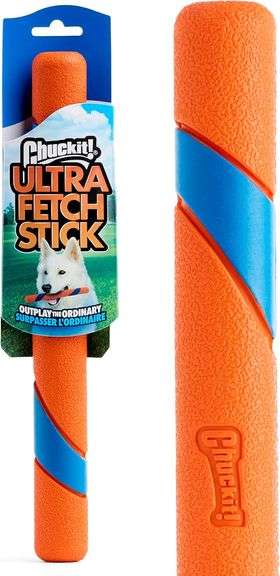 Chuckit! Interactive Dog Toy Ultra Fetch Stick - 12 Inch Outdoor Dog Toy for All Breed Sizes
