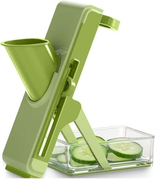 Eletronova Safe Mandoline Slicer for Kitchen, Vegetable Slicer for Kitchen