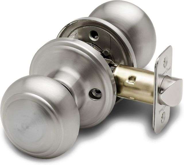 Copper Creek Colonial Passage Interior Door Knob – ANSI Grade-3 Certified, Modern Heavy Duty Handle,