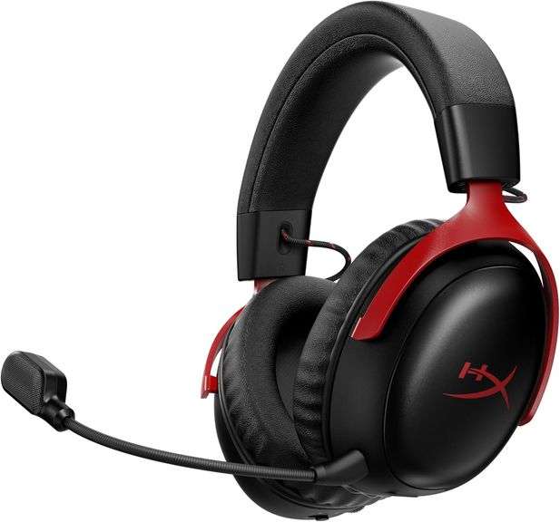 HyperX Cloud III S – Wireless Gaming Headset, 2.4GHz, Bluetooth, Battery Life up to 120 Hours 2.4GHz