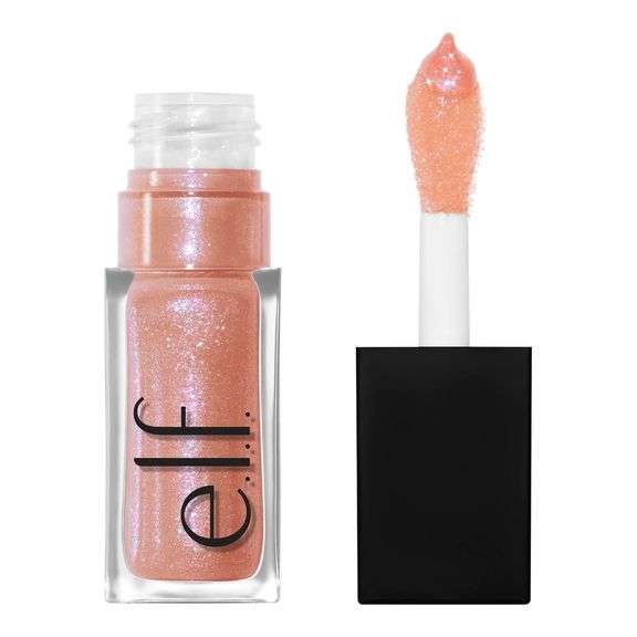 e.l.f. Glow Reviver Lip Oil, Nourishing and Hydrating with High-Shine Glimmer Finish & Sheer Wash Of