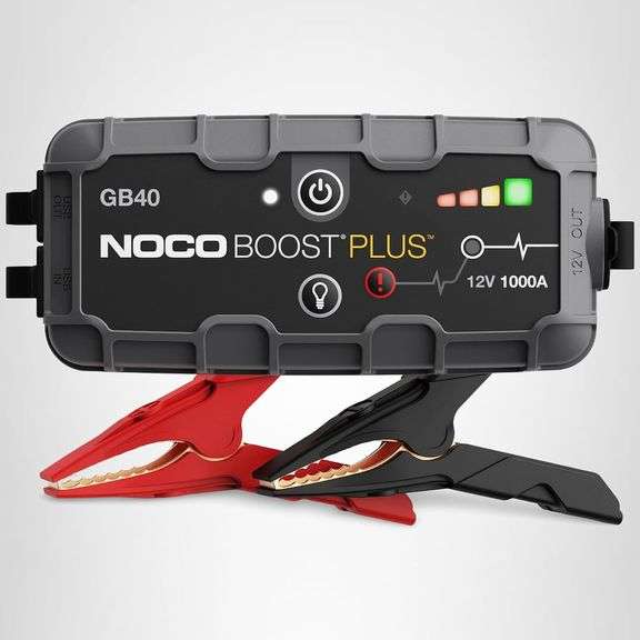 NOCO Boost GB40: 1000A UltraSafe Jump Starter – 12V Lithium Battery Booster Pack, Portable Jump Box