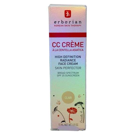 Erborian CC Creme High Definition Radiance Face Cream Clair 0.5 oz
