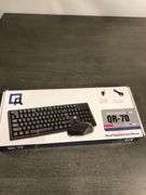 QR QR-70 Wired Keyboard and Optical Mouse Bundle