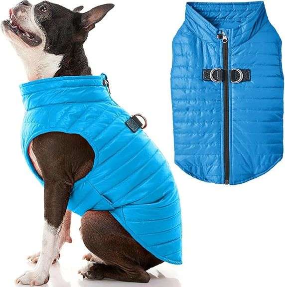 Gooby Puffer Vest Dog Jacket for Small Dogs Boy or Medium Dogs