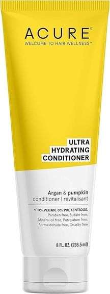 Acure Ultra Hydrating Conditioner – Deep Moisture & Nourishing Formula 8 Fl Oz