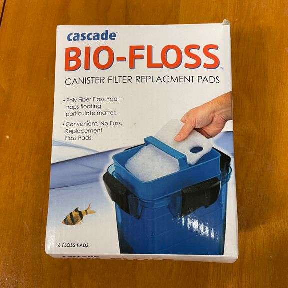 Penn Plax Cascade 1200/1500 GPH Floss Pads, 6-Pack
