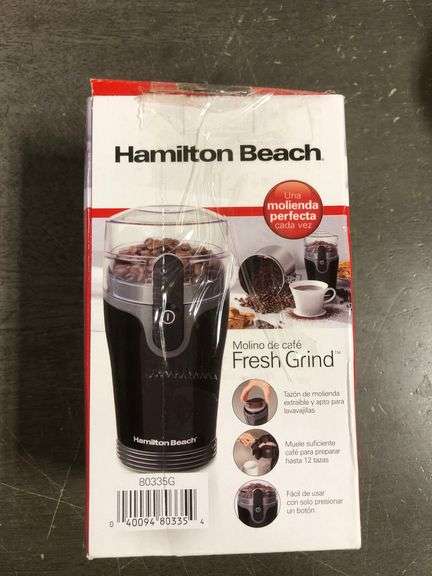 Hamilton Beach Fresh Grind Electric Coffee Grinder for Beans, Spices and More, Stainless Steel Blade