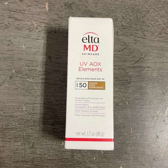 EltaMD UV AOX Elements Tinted Mineral Face Sunscreen Lotion 1.7 oz Pump
