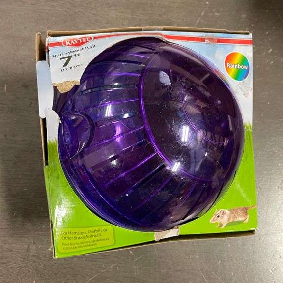 Kaytee 7" Dazzle Run-About Exercise Ball For Pet Hamsters & Gerbils