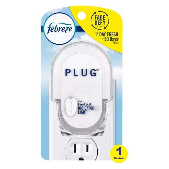 Febreze Odor-Fighting Fade Defy Plug Air Freshener - Warmer Device
