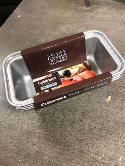 Cuisinart CMBM-4LP Mini Loaf Pan 4 Count (Pack of 1)