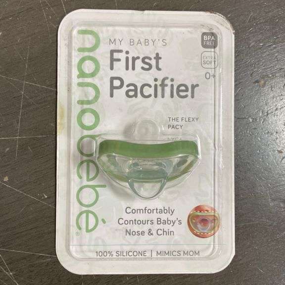 Pack of 1! Nanobebe Baby Pacifiers 0-3 Month - Orthodontic