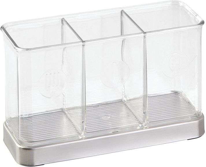 iDesign Forma Utensil, Spatula, Silverware Holder for Kitchen Countertop Storage, Organize Forks, Kn