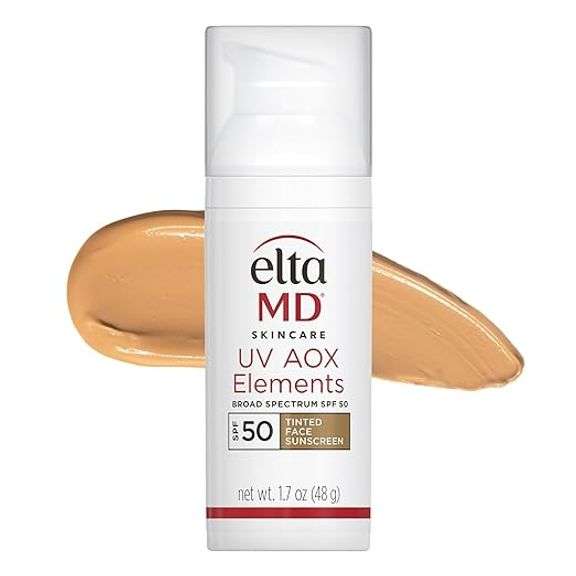 EltaMD UV AOX Elements Tinted Mineral Face Sunscreen Lotion 1.7 oz Pump