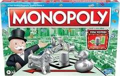 Monopoly Game, Family Board Games for 2 to 6 Players & Kids Ages 8 and Up, Includes 8 Tokens (Token 