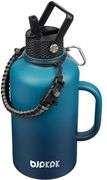 Half Gallon Insulated Water Bottles with Straw Lid & Side Handle, 50oz, 64oz, 87oz, 128oz Large, Sta